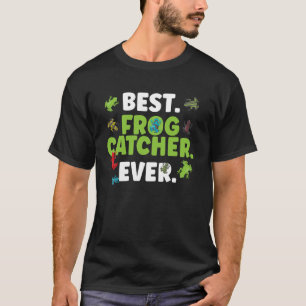 Bester Froschfänger Aller Zeiten Froschjäger Kinde T-Shirt