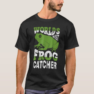 Bester Froschfänger der Welt Amphibien Froschjäg T-Shirt