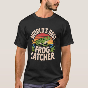 Bester Froschfänger der Welt Froschjäger für Kinde T-Shirt