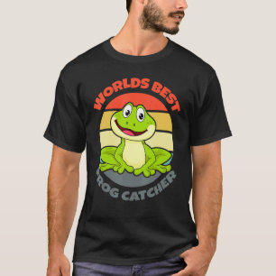 Bester Froschfänger der Welt Froschjäger Herpetolo T-Shirt
