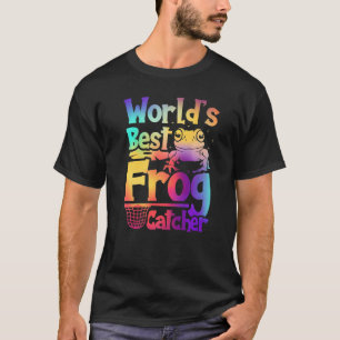 Bester Froschfänger der Welt Jäger Kinder Mädchen T-Shirt