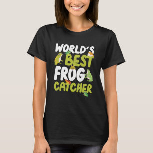 Bester Froschfänger der Welt Kinder Froschjäger Ju T-Shirt