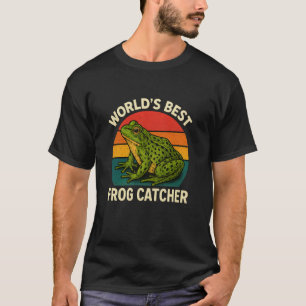 Bester Froschfänger der Welt Kleiner Junge Lustige T-Shirt