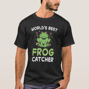 Bester Froschfänger Jäger Amphibien Fangen der Wel T-Shirt
