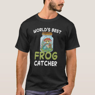 Bester Froschfänger Jäger Amphibien Fangen der Wel T-Shirt