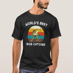 Bester Froschfänger Jäger Amphibien Fangen der Wel T-Shirt