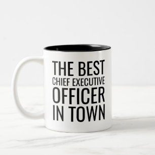 Bester Führungskraft-Leiter in der Stadt Zweifarbige Tasse
