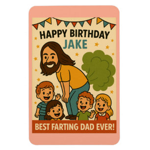 Bester Furzender Vater Aller Zeiten Geburtstag Magnet