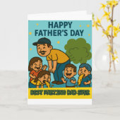Bester Furzender Vater Aller Zeiten Karte (Gelbe Blume)