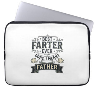 Bester Furzer Allerlustigstes Vatert-Shirt Design_ Laptopschutzhülle