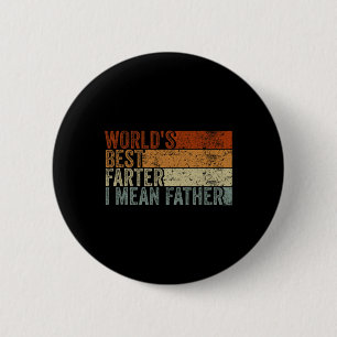 Bester Furzer Ich meine Vater Männer Vintage Vater Button