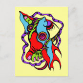 Bester Fuß nach vorn Postkarte (Vorderseite)