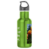 Bester Fußball-Mama-überhaupt Garten Edelstahlflasche (Rückseite)