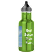 Bester Fußball-Mama-überhaupt Garten Edelstahlflasche (Rechts)