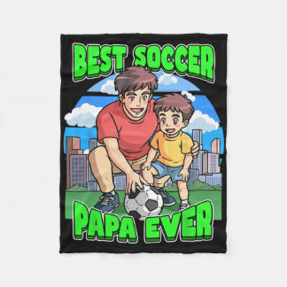 Bester Fußball-Papa Aller Feiertag Papa Dad C Fleecedecke