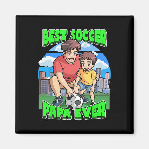 Bester Fußball-Papa Allerzeiten Vater des Tages Fe Magnet