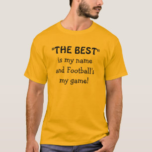 Bester Fußball-Sport-Zitat T-Shirt