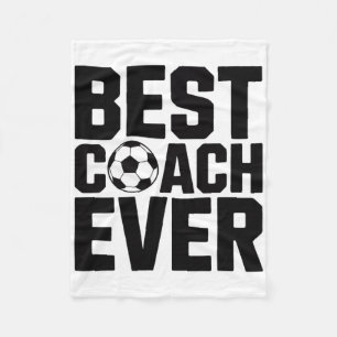 Bester Fußballtrainer überhaupt für Männer Geschen Fleecedecke