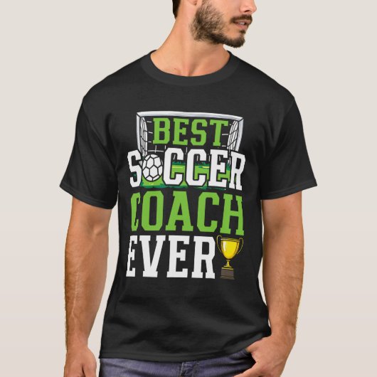 Bester Fußballtrainer überhaupt lustiger Trainer T-Shirt (Vorderseite)