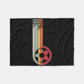 Bester Fußballtrainer-Vater aller Zeiten  Fleecedecke (Vorderseite (Horizontal))