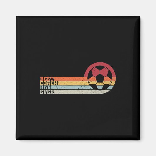 Bester Fußballtrainer-Vater aller Zeiten Magnet (Vorne)
