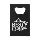 Bester Gaffer - Crew Geldbeutel Flaschenöffner (Vorderseite)