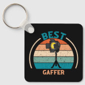 Bester Gaffer - Retro Style Schlüsselanhänger (Vorderseite)