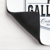 Bester Galloway Rasse Abzeichen Beltie Mousepad (Ecke)