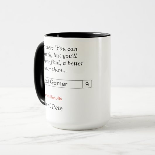 Bester Gamer Tasse (Vorderseite Links)
