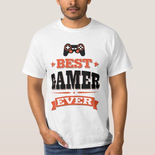 Bester Gamer überhaupt T-Shirt (Vorderseite)