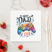 Bester Gamer-Vater je Serviette (Beispiel)
