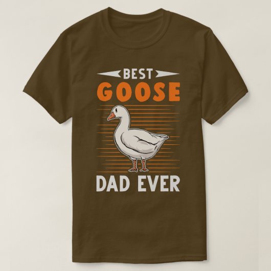 Bester Gänse-Vater je Bauer T-Shirt (Design vorne)