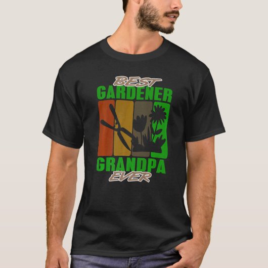 Bester Gartengroßvater je Gärtnerland Landscaper H T-Shirt (Vorderseite)