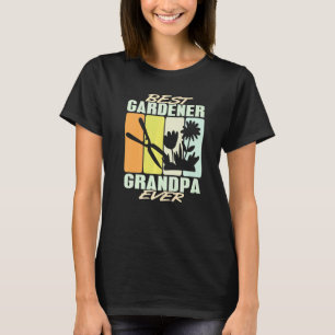 Bester Gärtner Opa Ever Gartenbau Landschaftsarchi T-Shirt