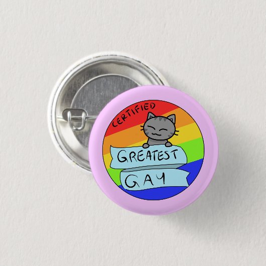 Bester Gay Button (Vorne & Hinten)