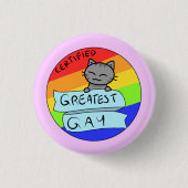 Bester Gay Button (Vorderseite)