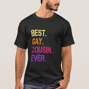 Bester Gay Cousin je Gay Lesbian Bisexual Lgbtq T-Shirt