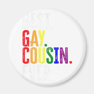 Bester Gay Cousin je LGBT Pride Gay Cousin Geschen Magnet