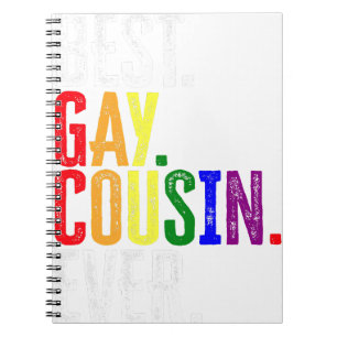 Bester Gay Cousin je LGBT Pride Gay Cousin Geschen Notizblock