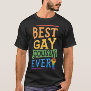 Bester Gay Cousin je Niedlicher Gay Pride T-Shirt