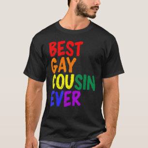 Bester Gay Cousin je Rainbow LGbt Prix 1 T-Shirt