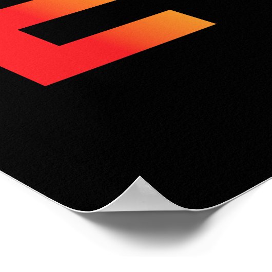 Bester Gay Ever | LGBT Pride Rainbow Flag Poster (Ecke)