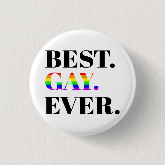Bester Gay je MLM-Preis Button (Vorderseite)