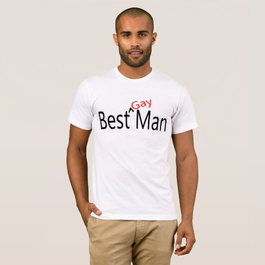 Bester Gay Man T-Shirt (Vorne ganz)