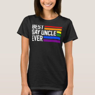 Bester Gay Onkel je LGBTQ-Gay Pride T-Shirt