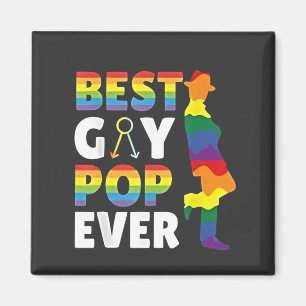 Bester Gay Pop je LGBT Prix Monat Großvater Vater Magnet