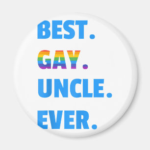 Bester Gay Uncle je Bester Gay Uncle LGBT Geschenk Magnet