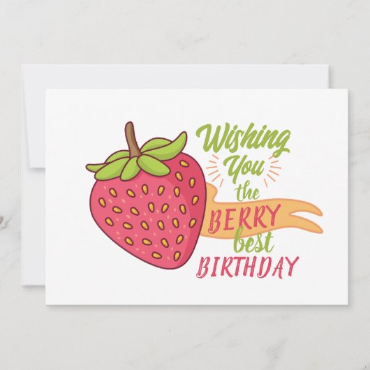 Bester Geburtstag Einladung (Vorderseite)