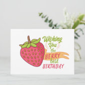 Bester Geburtstag Einladung (Stehend Vorderseite)