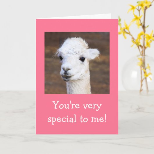 Bester Geburtstag je Llama Karte (Gelbe Blume)